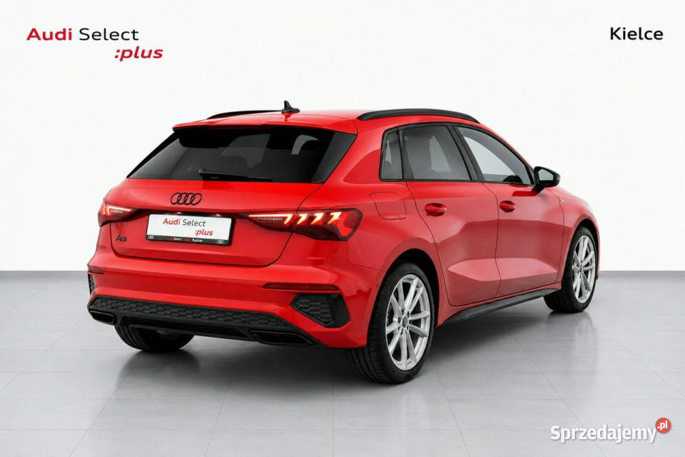 Audi A3 Sportback 40TFSIe 204 Stronic Sline LED łopatki zmiany biegów Kielce