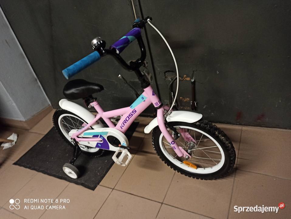 Rowerek Dzieciecy 16 KROSS MINI 30 KÓŁKA BOCZNE małopolskie