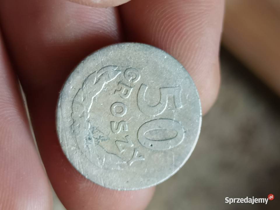 Sprzedam monete 50 gr 1949 r lllllll Chełm sprzedam