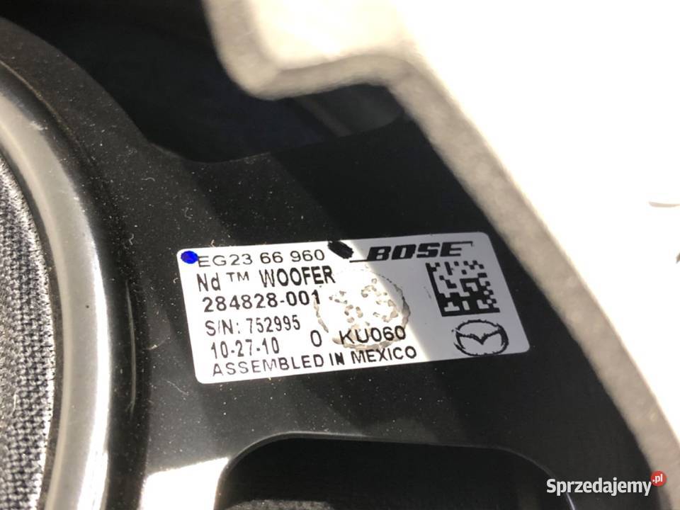 GŁOŚNIKI KOMPLET MAZDA CX7 BR8W66960A SUV 0614