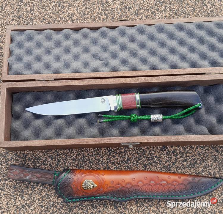 Ręcznie wykonany nóż custom stal ELMAX 62 HRC Kluczbork