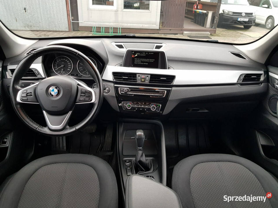 BMW X1 20d 150 LEDy Automat Navi Bezwypadkowy aluminiowe felgi Włocławek
