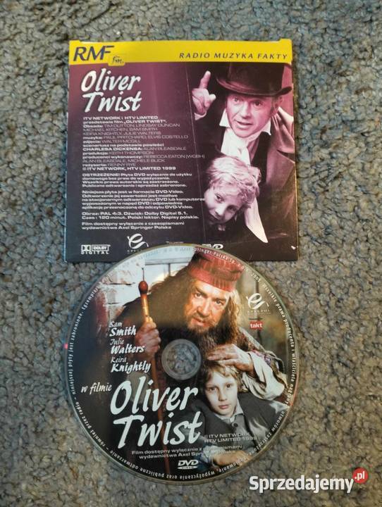 Oliver Twist film DVD z gazety Nagradowice