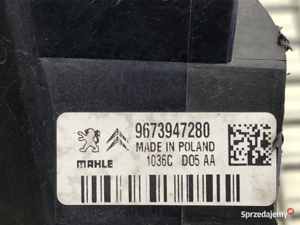 CHŁODNICA WODY DS DS 5 16 210 9673947280 1518