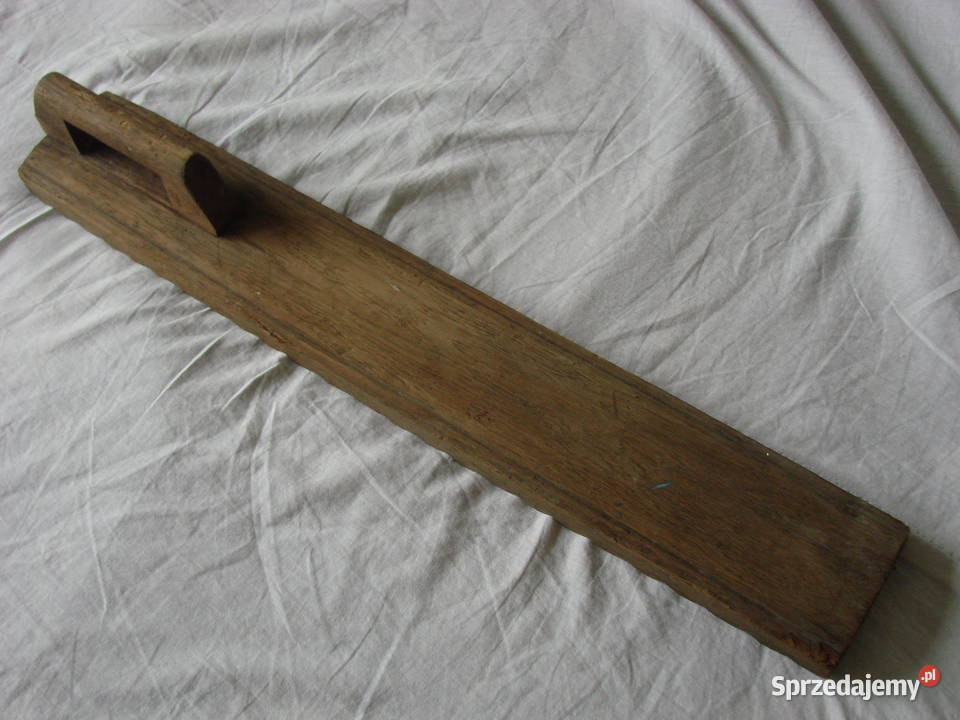 stara drewniana ręczna maglownica