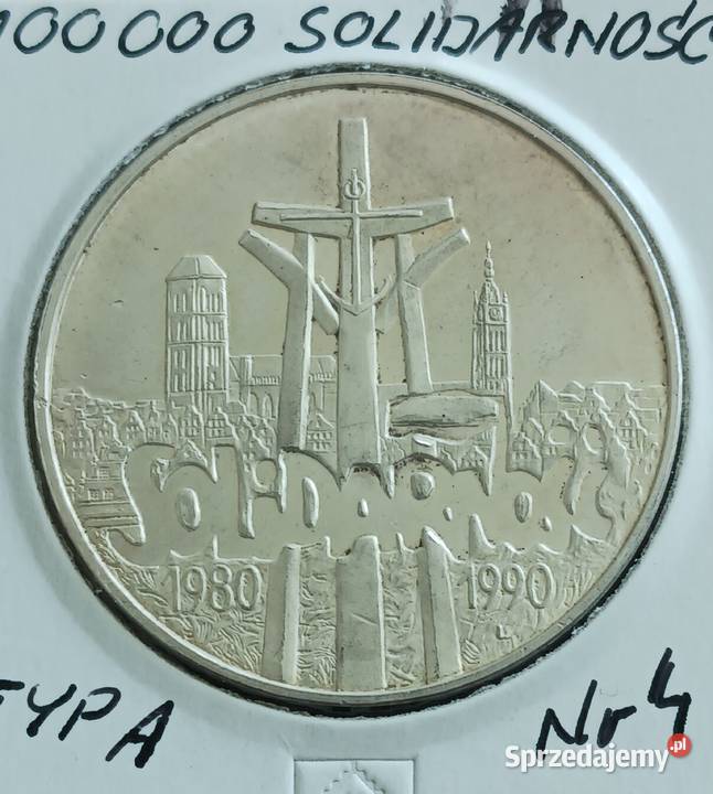 100 000 Solidarność 1990 r 4 typ A Konin