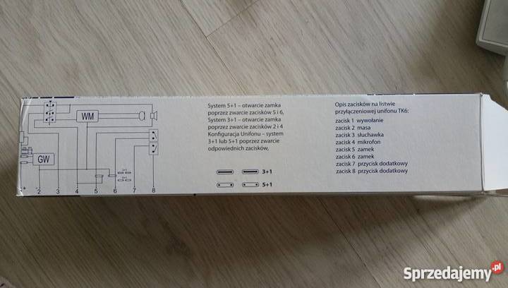domofon unifon analogowy wekta biały Pozostałe Warszawa