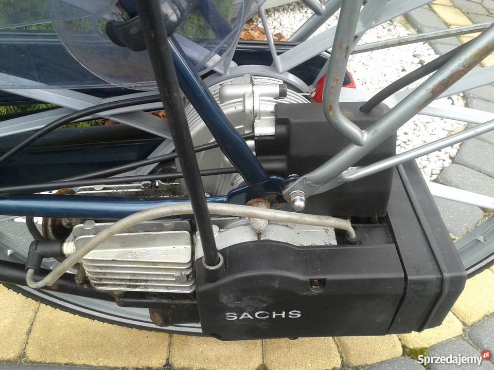 ROWER SPARTA Z SILNIKIEM SPALINOWYM SACHS CZĘŚCI mazowieckie Sośninka sprzedam
