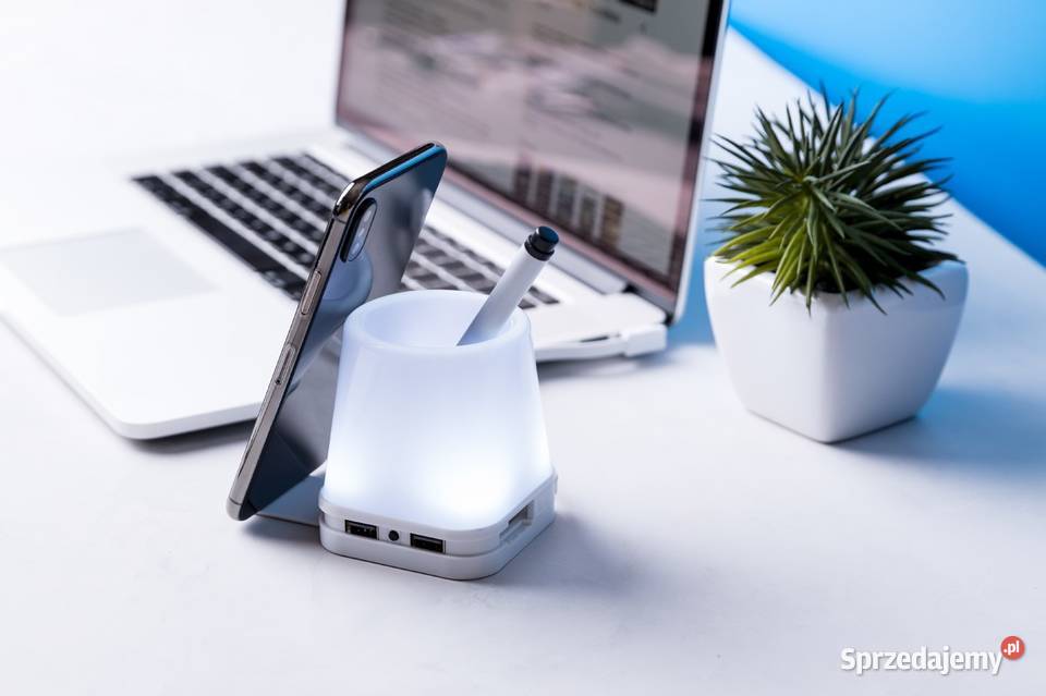 HUB USB KUBEK na długopisy podstawka LAMPKA LED Siemianowice Śląskie