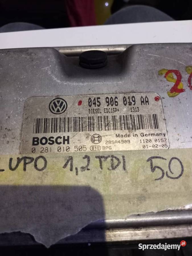 Komputer VW Lupo 12 TDI 045906019AA 0281010505 Margonin