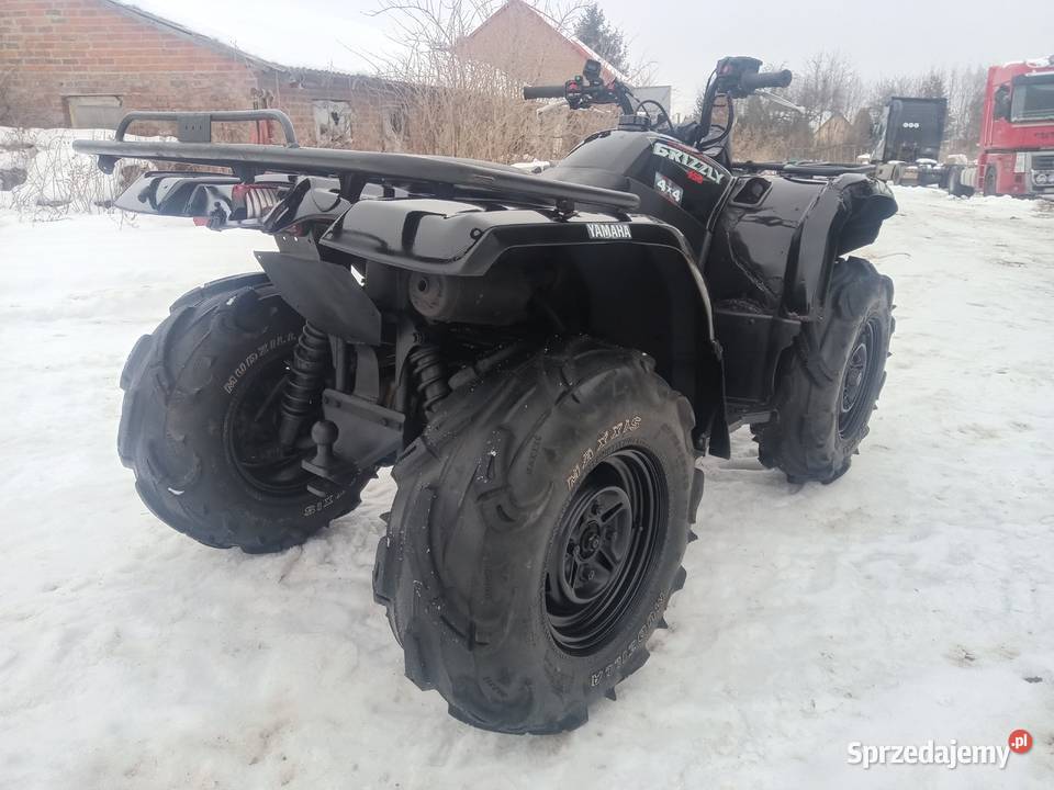 yamaha grizzly 450 4x4 czarny wyciagarka sprzedam