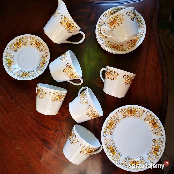 Filiżanka z talerzykiem deserowym Queen Anne Gdańsk