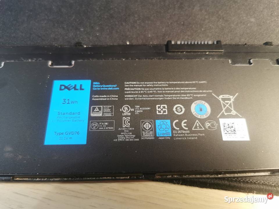 Dell E7240 i34030U 8GB DDR3 128GB SSD bateria Poniatowa