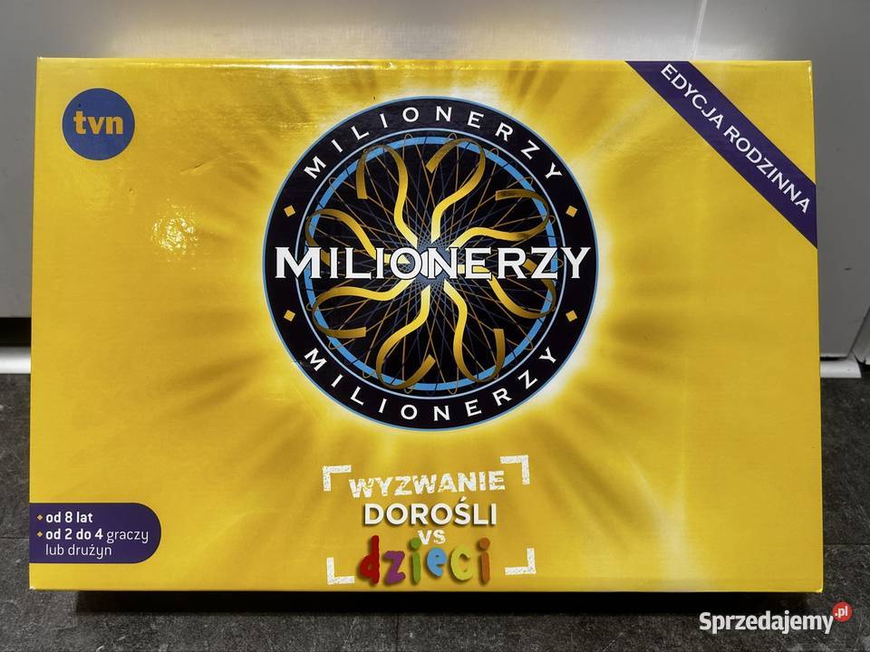 Gra Milionerzy gra milionerzy dorośli vs dzieci mazowieckie Wyszków sprzedam
