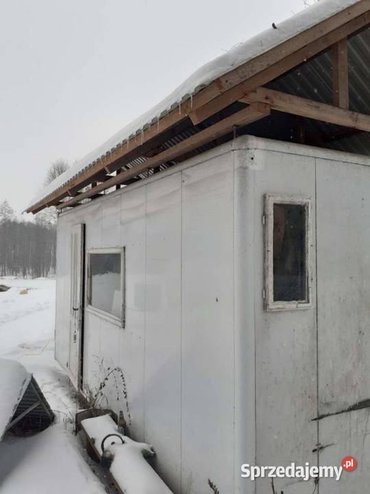 kontener na budowe domek letniskowy garaż domek lubelskie Maszów