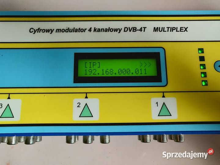Modulator DVBT 4 kanały multiplex Dąbrowa Górnicza