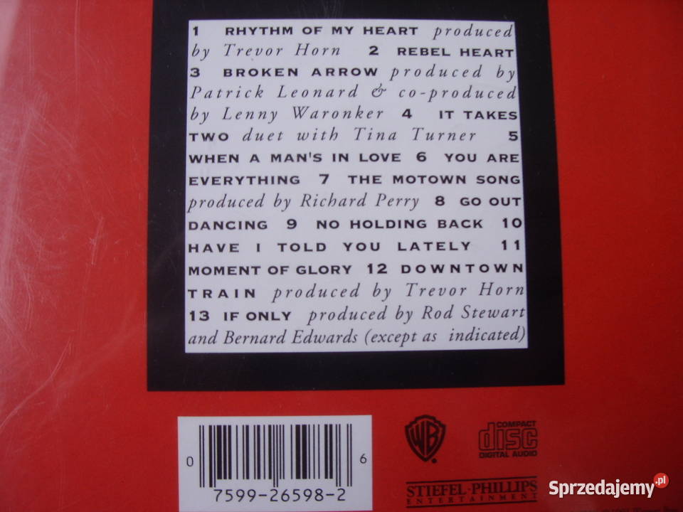 ROCK CD ROD STEWARTVAGABOND HEART Płyty i kasety dolnośląskie Wołów
