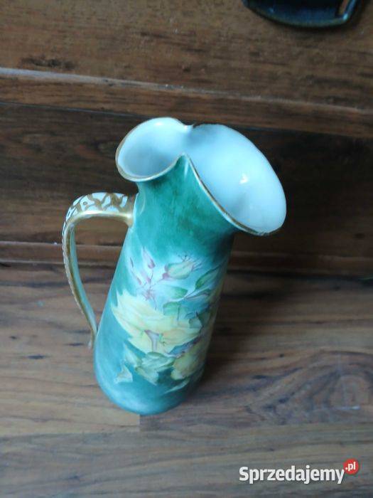 Przedwojenny wazon dzban Roseenthale Rc róże Porcelana i szkło małopolskie Kraków