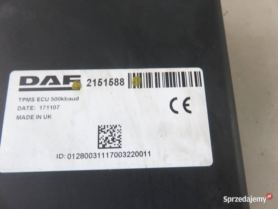 MODUŁ CIŚNIENIA OPON DAF CF 2151588 małopolskie