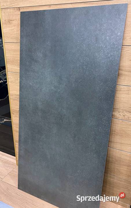 POGRUBIONY TWARDY gres 120x60 GRAFIT ANTRACYT Łask