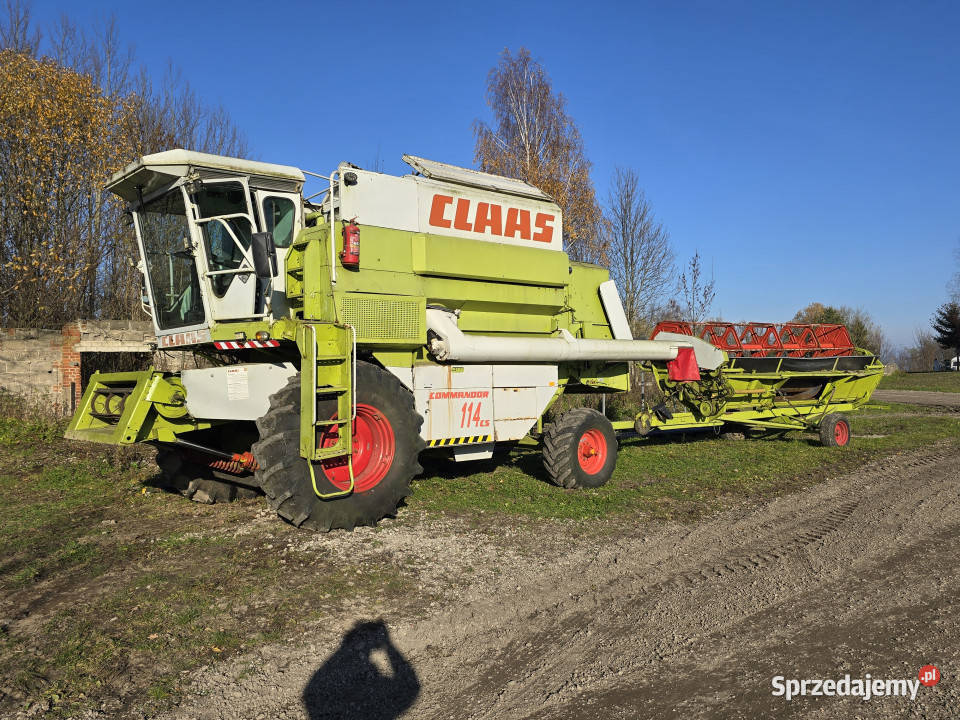 Kombajn CLAAS COMMANDOR 114 CS heder z wózkiem Claas warmińsko-mazurskie Jarkowo
