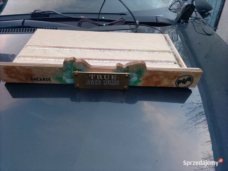 Bacardi Trier Rum nowa pułka kolekcjonerska do 23cm Pozostałe Mysłaków