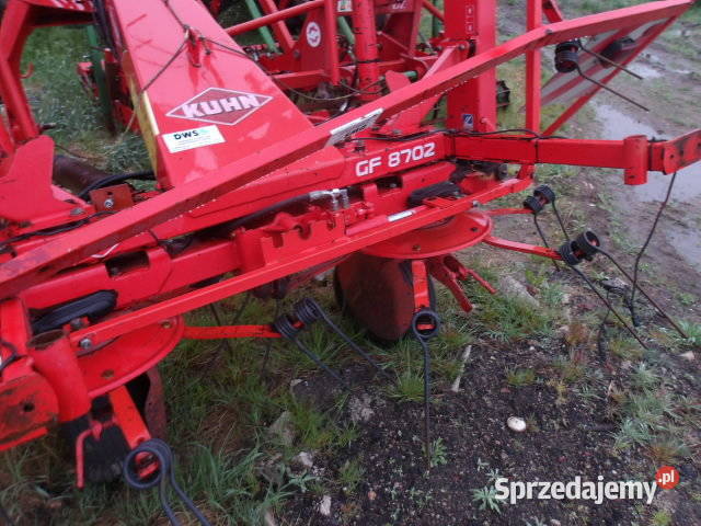Przetrząsarka przewracarka KUHN GF8702 Tychowo
