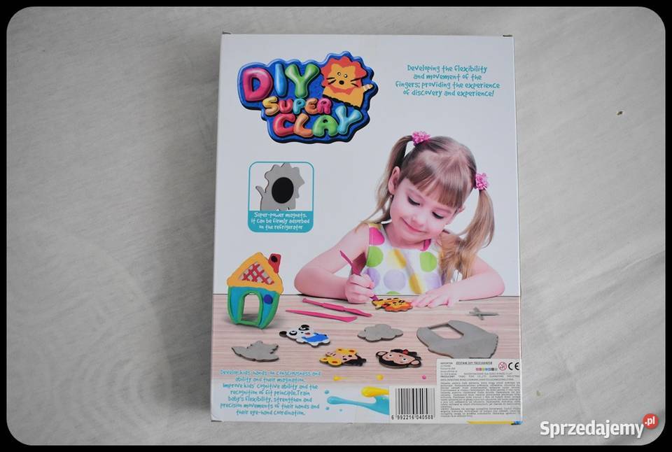 DIY Super clay masa plastyczna magnesy NOWE Płock