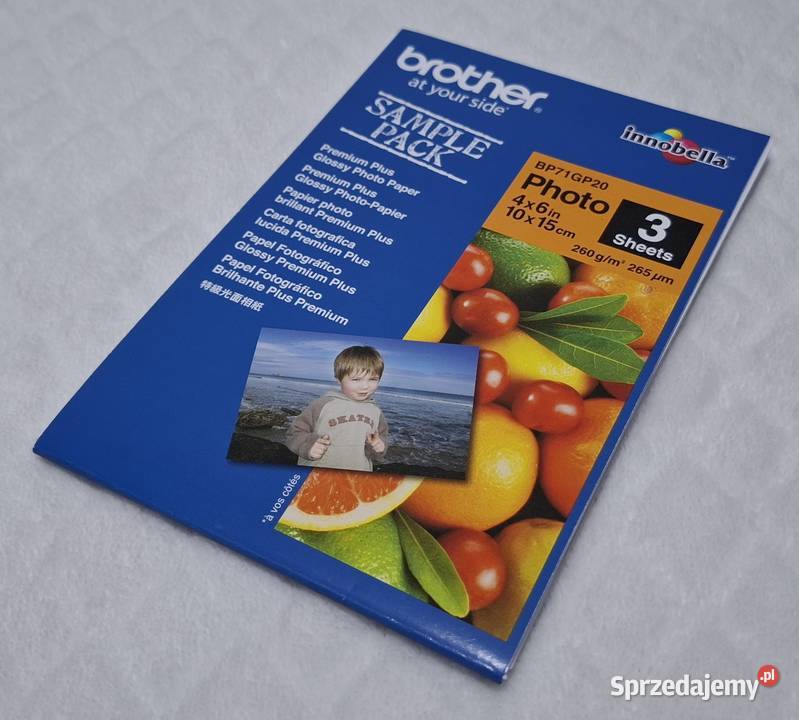 Papier fotograficzny Brother 10x15 260g Glossy Czeladź