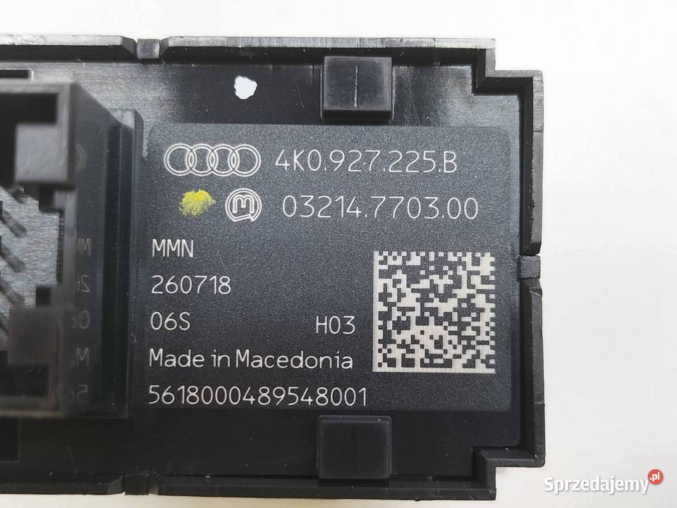 PRZEŁĄCZNIK HAMULCA RĘCZNEGO 4K0927225B Audi A7 świętokrzyskie
