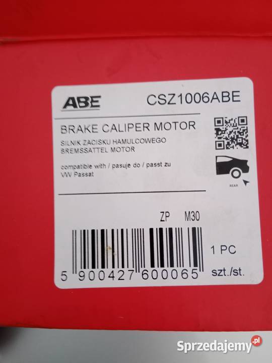 SILNIK EL ZACISKU HAMULCA RĘCZNEGO CSZ1006ABE Stargard