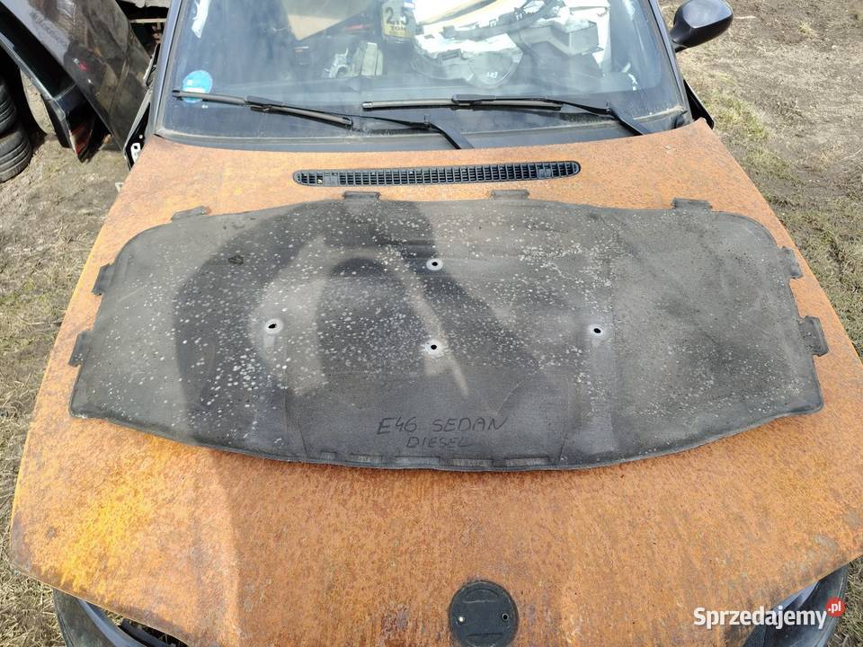 Bmw e46 wyciszenie maski przód oryginał Maski Aleksandrów Łódzki sprzedam