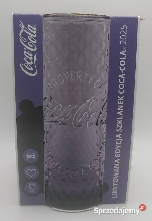Szklanka CocaCola Limitowana Edycja 2025 Porcelana i szkło pomorskie Gdańsk
