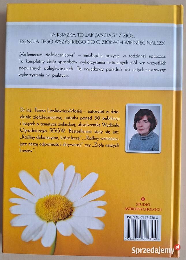 Vademecum Ziołolecznictwa Lewkowicz Mosiej twarda Świdnica