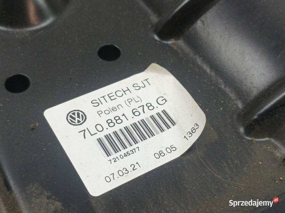 SCHOWEK STELAŻ FOTELA PRAWY PRZÓD Audi Q7 I świętokrzyskie