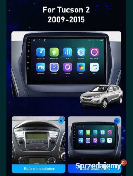 Radio Android Hyundai TUCSON IX35 gps bluetooth Ożarowice sprzedam