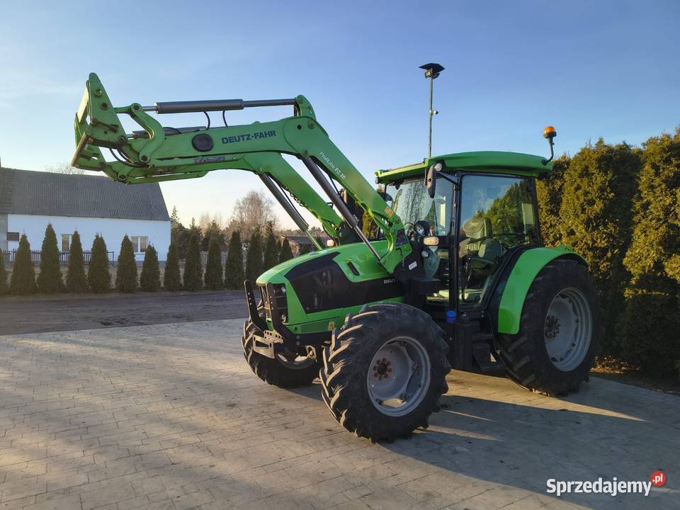 DeutzFahr 5100G z ładowaczem lubelskie Grabów Szlachecki