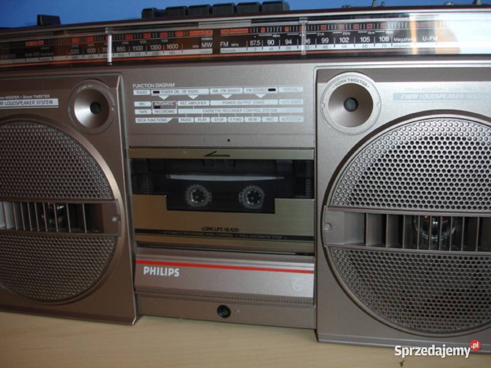 Radiomagnetofon PHILIPS D8134 lubuskie Zielona Góra sprzedam