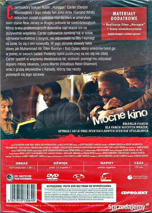 HURAGAN DENZEL WASHINGTON MOCNE KINO Kalisz