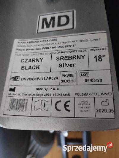 Elektryczny wózek inwalidzki Łódź