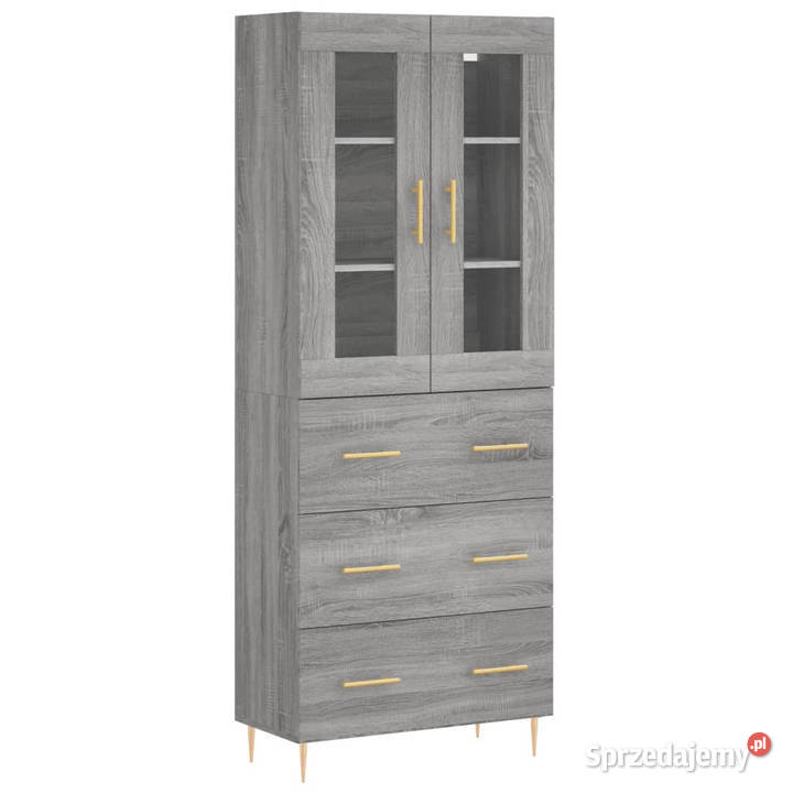 Witrynka szary dąb sonoma 695x34x180 materiał mazowieckie Warszawa