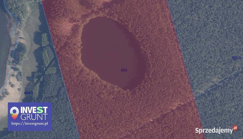 379 ha jezioro przetarg na dzierżawę 37900m2 Ocypel
