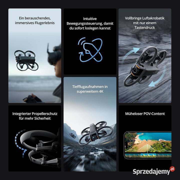 DJI Avata 2 Explorer Combo 3 akumulatory dron