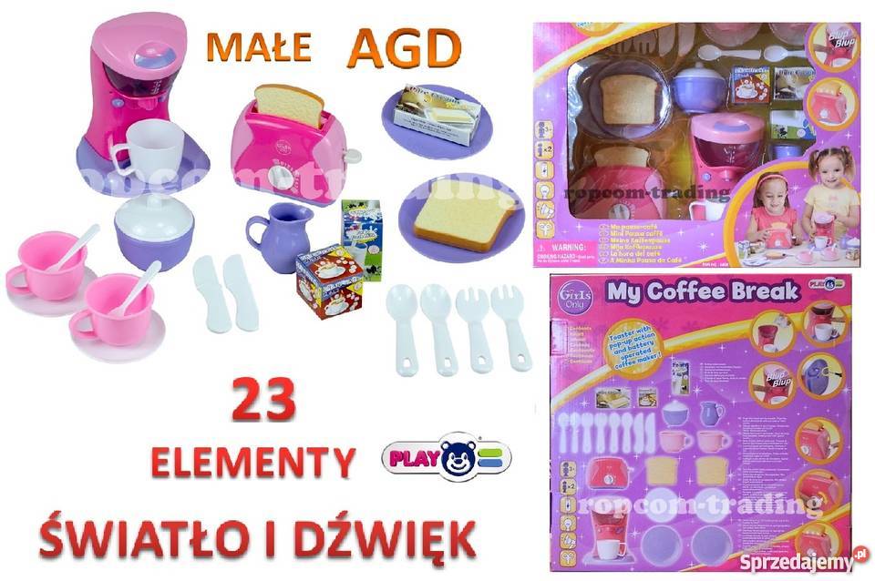 Małe AGD Zestaw do Kuchni Ekspres Toster Światło Mogilany sprzedam