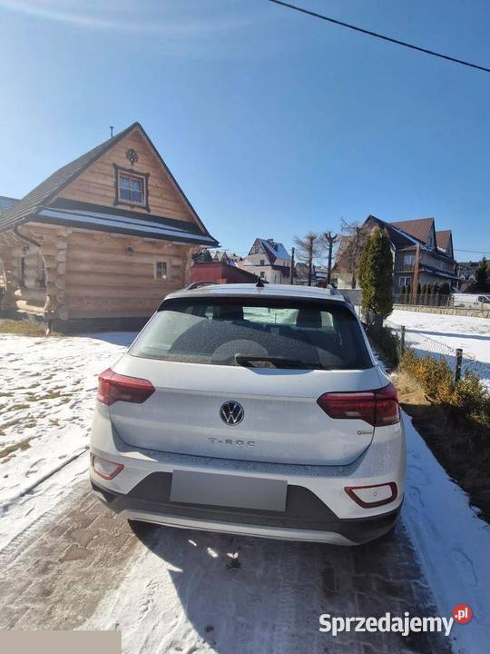 Volkswagen TRoc 15 benzyna 150 2022r Polski benzyna małopolskie Zakopane sprzedam