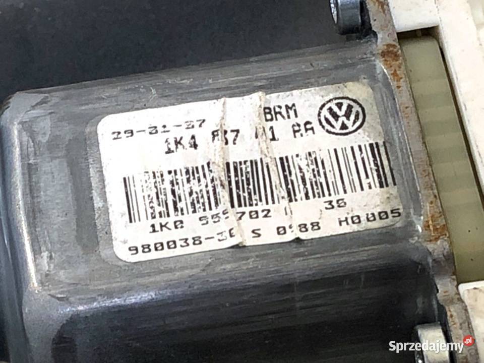 PODNOŚNIK SZYBY LEWY PRZÓD VW GOLF V 1K4837401AA sprzedam