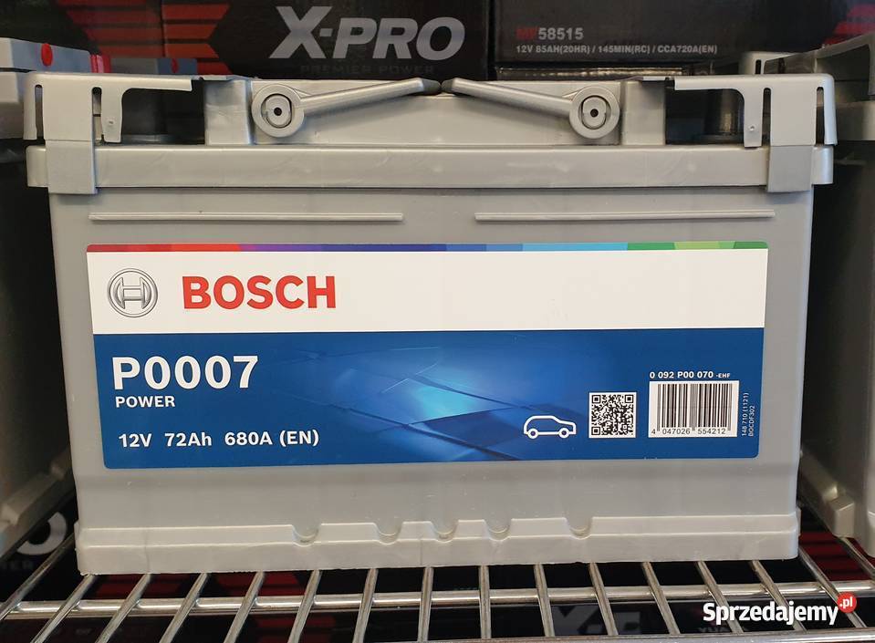 Akumulator Bosch 72Ah 680A EN P0007 Częstochowa