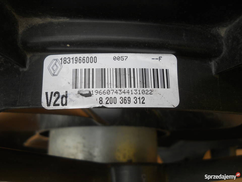 RENAULT TWINGO II 12 16V WENTYLATOR CHŁODNICY Siechnice