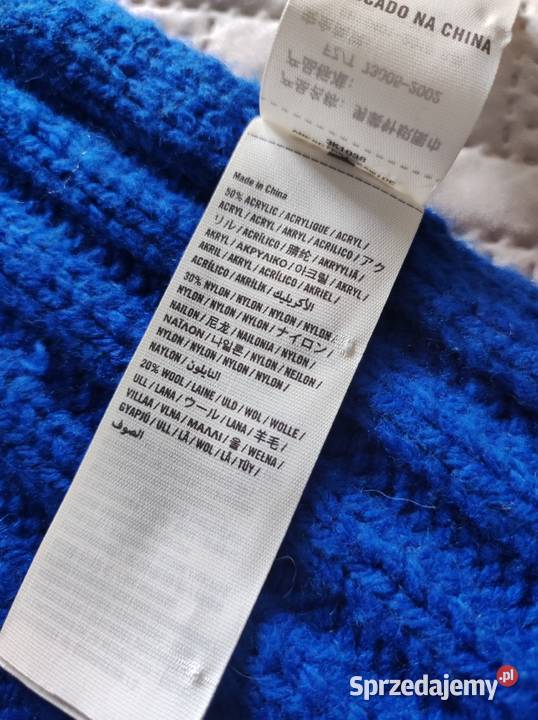 szalik niebieski Hollister lubelskie Biała Podlaska sprzedam