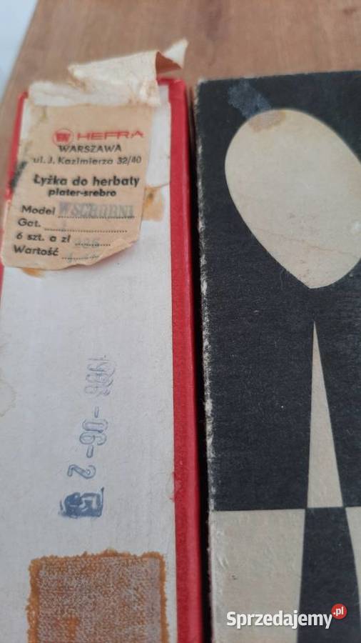 Łyżeczki do herbaty 6 kpl nieużywany Hefra Pozostałe lubelskie sprzedam